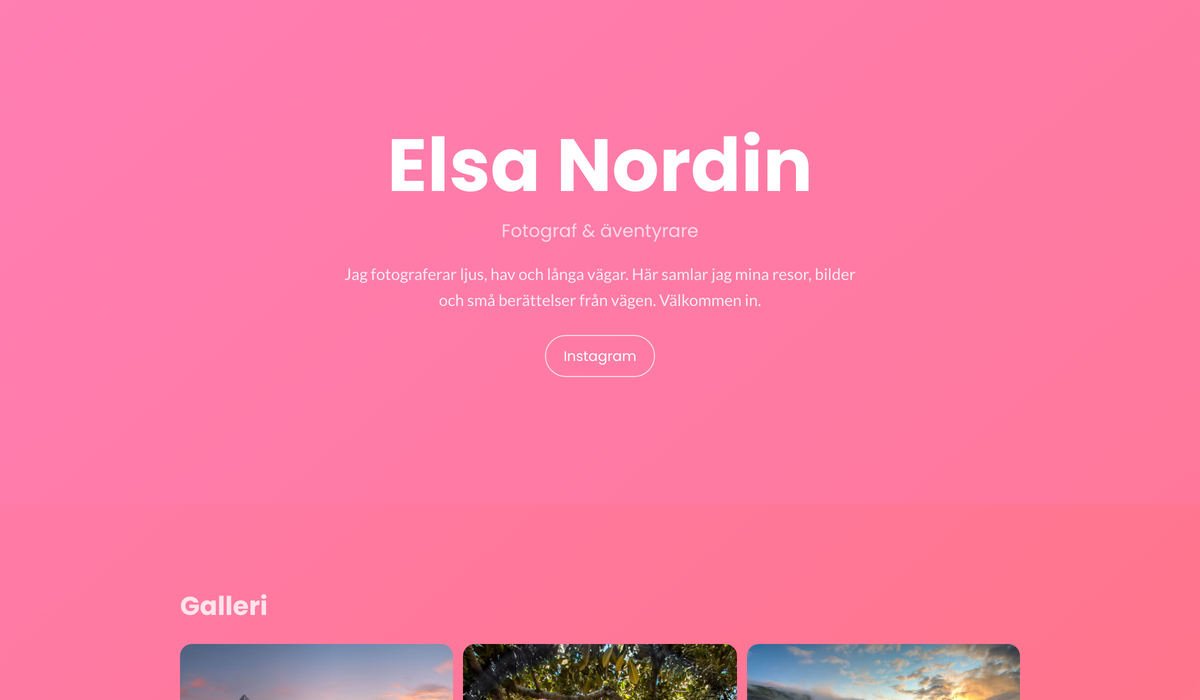 Samma sida i temat Flamingo — het rosa gradient